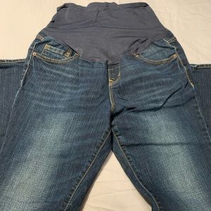 Old navy maternity full coverage boot cut jeans